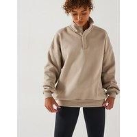 Gym + Coffee Womens Training Sierra Snap Collar - Beige