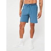 Gym + Coffee Mens Training Relentless Shorts - Blue