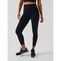 Gym + Coffee Womens Training Lotus Lounge Legging - Black