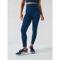 Gym + Coffee Womens Training Lotus Lounge Legging - Blue