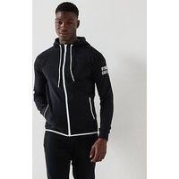 Gym + Coffee Men'S Training Chill Zip Hoodie - Black