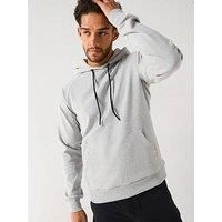 Gym + Coffee Men'S Training Chill Hoodie - Grey