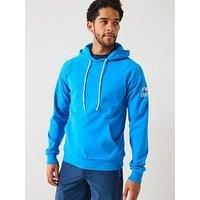 Gym + Coffee Men'S Training Chill Hoodie - Blue