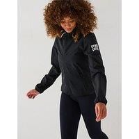 Gym + Coffee Womens Training Celero Jacket - Black