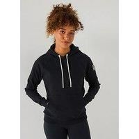 Gym + Coffee Womens Training Chill Hoodie - Black