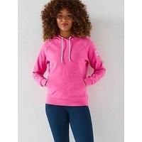 Gym + Coffee Womens Training Chill Hoodie - Pink