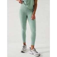 Gym + Coffee Womens Training Relentless 7/8 Leggings - Summer Green