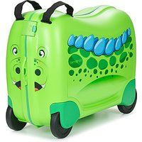 Sammies  RIDE-ON SUITCASE DINOSAUR  boys's Children's Hard Suitcase in Green