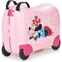 Sammies  DREAM2GO DISNEY MINNIE GLITTER  boys's Children's Hard Suitcase in Pink
