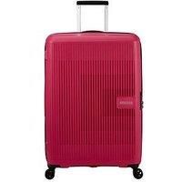 American Tourister Aerostep 77cm 4-Wheel Expandable Suitcase - Pink Flash