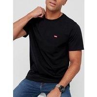 Levi's Men's Ss Original Hm Tee T-Shirt, Black (Cotton + Patch Black 0009), Large