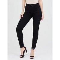 Levi/'s Women/'s 721 HIGH Rise Skinny Long Shot Jeans, 29W / 34L