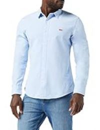 Levi/'s Men/'s Long-Sleeve Battery Housemark Slim Shirt, Allure, XL