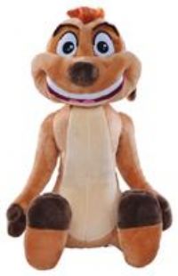 Disney Lion King Timon Character 25cm tall, Celebrating 30 Years of The Lion King, cuddly soft toy for kids and adults for birthday and gift or just collect them all