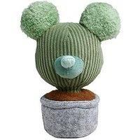 Disney in Bloom Mickey 18cm tall plush plant, weighted bottom for display or collection suitable for gifting, birthday or Christmas