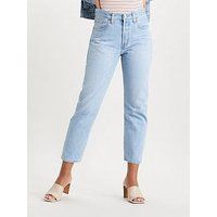 Levi'S 501 Crop Straight Leg Jean - Light Blue