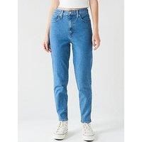 Levi'S High-Waisted Mom Jeans - Fyi Blue