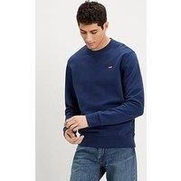 Levi's Men's Crew Sweatshirt, Dress Blues, L