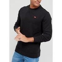 Levi/'s Men/'s Crew Sweatshirt Mineral Black S