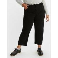 Levi'S Plus Ribcage Straight Ankle Jean - Black