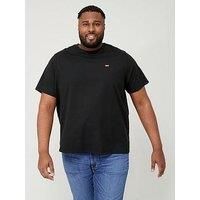 Levi/'s Men/'s Big & Tall Original Housemark Tee T-Shirt Mineral Black (Black) 2XL -