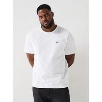 Levi/'s Men/'s Big & Tall Original Housemark Tee T-Shirt, White +, 5XL
