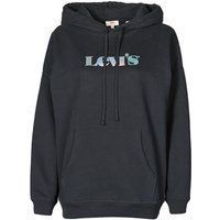 Levis  GRAPHIC RIDER HOODIE  women's Sweatshirt in Black