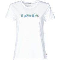 Levis  THE PERFECT TEE  women's T shirt in White