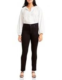 Levi/'s Women/'s 312 Shaping Slim Jeans, Black and Black, 28W / 30L