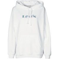 Levis  GRAPHIC RIDER HOODIE  women's Sweatshirt in White