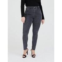 Levi's Plus Size Women's 721 Pl Hi Rise Skinny Jeans, True Grit, 16 M