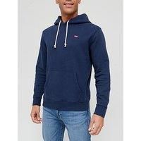 Levi/'s Men/'s Hoodie Sweatshirt, Dress Blues, S