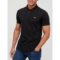 Levi/'s Men/'s Housemark Polo T-Shirt, Mineral Black, XL