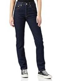 Levi/'s Women/'s 501 Jeans DEEP Breath, Dark Indigo-Flat Finish, 30W / 32L