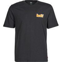 Levis  MT-GRAPHIC TEES  men's T shirt in Black