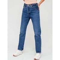 Levi/'s Women/'s 501 Crop Hose, Dark Indigo - Flat Finish, 27W 30L UK