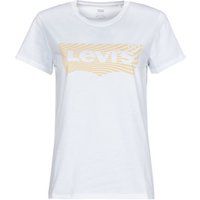 Levi/'s Women/'s The Perfect Tee, Wavy Batwing White, XXS