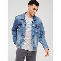 Levi/'s Men/'s The Trucker Jacket Skyline (Blue) L