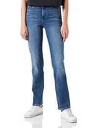 Wrangler Women/'s Straight Trousers, Airblue, 31W x 32L