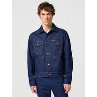 Wrangler Men/'s 124 Mj Denim jacket, Rinse, XL