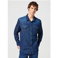 Wrangler Men/'s 27 mw Shirt, Dark Stone, XXL