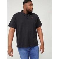 Levi/'s Men/'s Big & Tall Housemark Polo T-Shirt Mineral Black (Black) 5XL