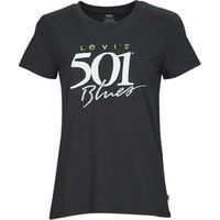 Levis  THE PERFECT TEE  women's T shirt in Black