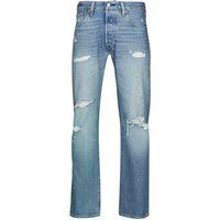 Levi/'s Men/'s Light Indigo 501 Original Fit Worn, 34 W/32 L