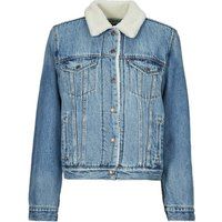 Levis  ORIGINAL SHERPA TRUCKER  women's Denim jacket in Blue