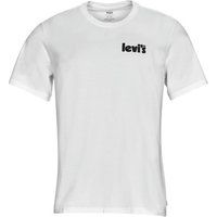 Levis  SS RELAXED FIT TEE  men's T shirt in White