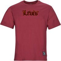 Levis  SS RELAXED FIT TEE  men's T shirt in Bordeaux