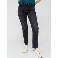Levi/'s Women/'s 724 High Rise Straight Jeans, Never Forget, 26W / 32L