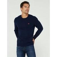 Levi/'s Men/'s Original Housemark Sweater Sweatshirt, Naval Academy, S