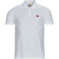 Levis  SLIM HOUSEMARK POLO  men's Polo shirt in White
